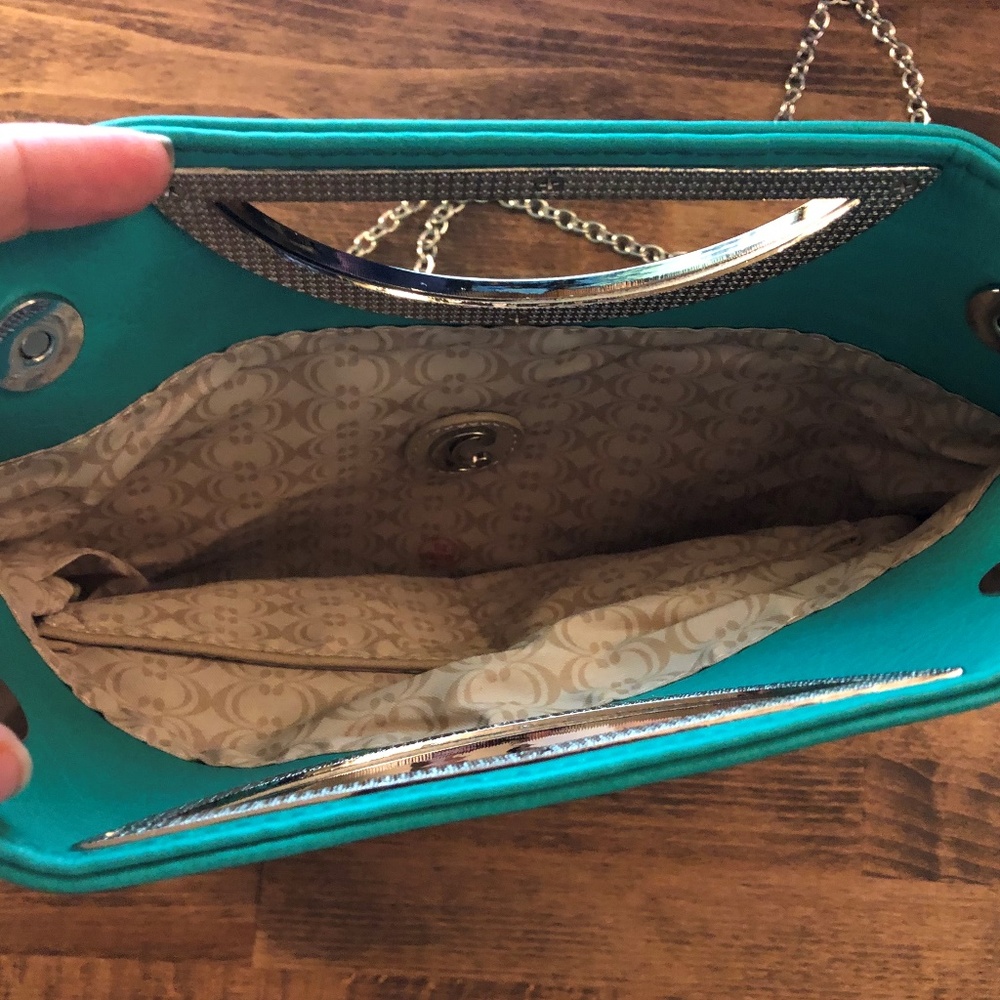 $5 items to be removed June 2026 - Charming Charlie Over the Moon clutch - Picture 3 of 3